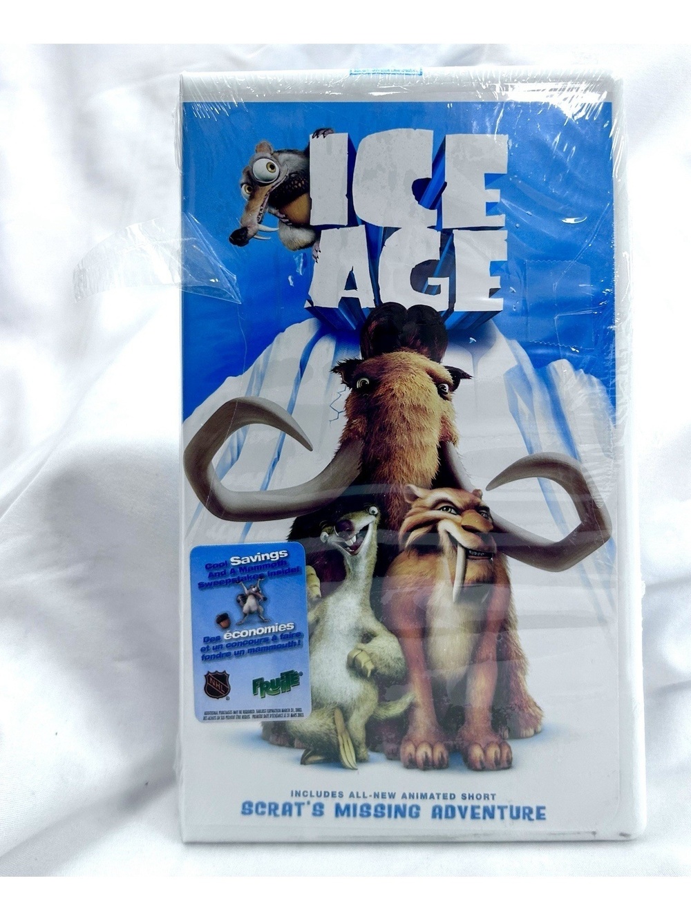 Ice Age VHS New Factory Sealed with Bonus Short: Scrat’s Missing Adventure